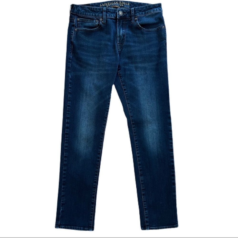 American Eagle Skinny 360 Extreme Flex Jeans. Midrise, Medium Wash. Sz 31x30 EUC